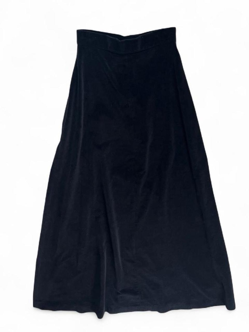 TRUE VINTAGE • 1970s/1980s Cotton Velvet Maxi Skirt